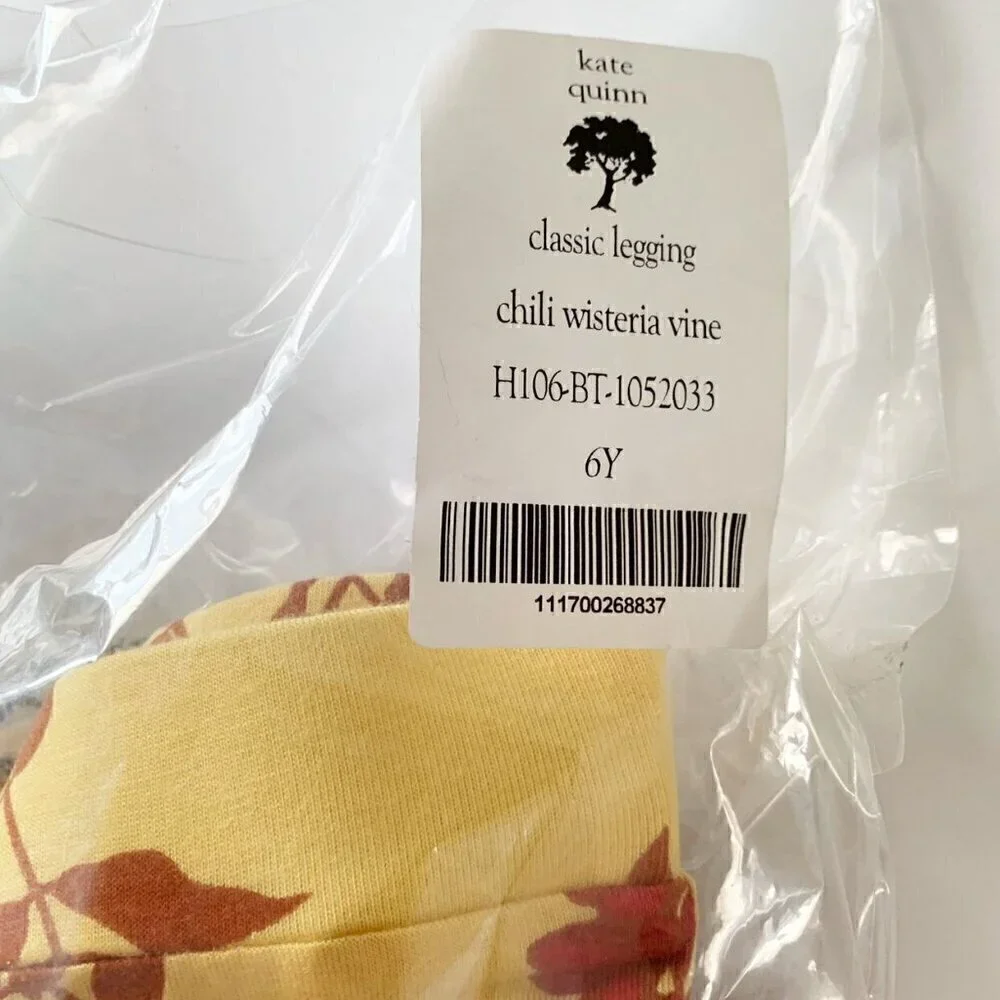 Kate Quinn Girl Classic Leggings 6 Years